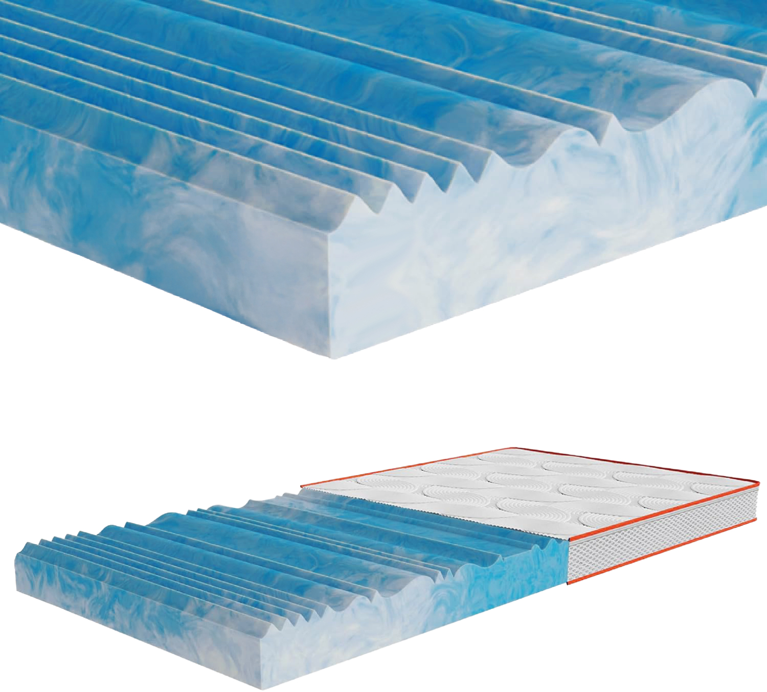 Topper XXL Rave 11 cm Höhe H2 H3 H4 H5 Matratzentopper Matratzenauflage aus Kaltschaum mit 7 Zonen, für alle Matratzen & Betten geeignet von Lunea Möbel Topper XXL Rave 11 cm Höhe H2 H3 H4 H5 Matratzentopper Matratzenauflage aus Kaltschaum mit 7 Zonen, für alle Matratzen & Betten geeignet von Lunea Möbel