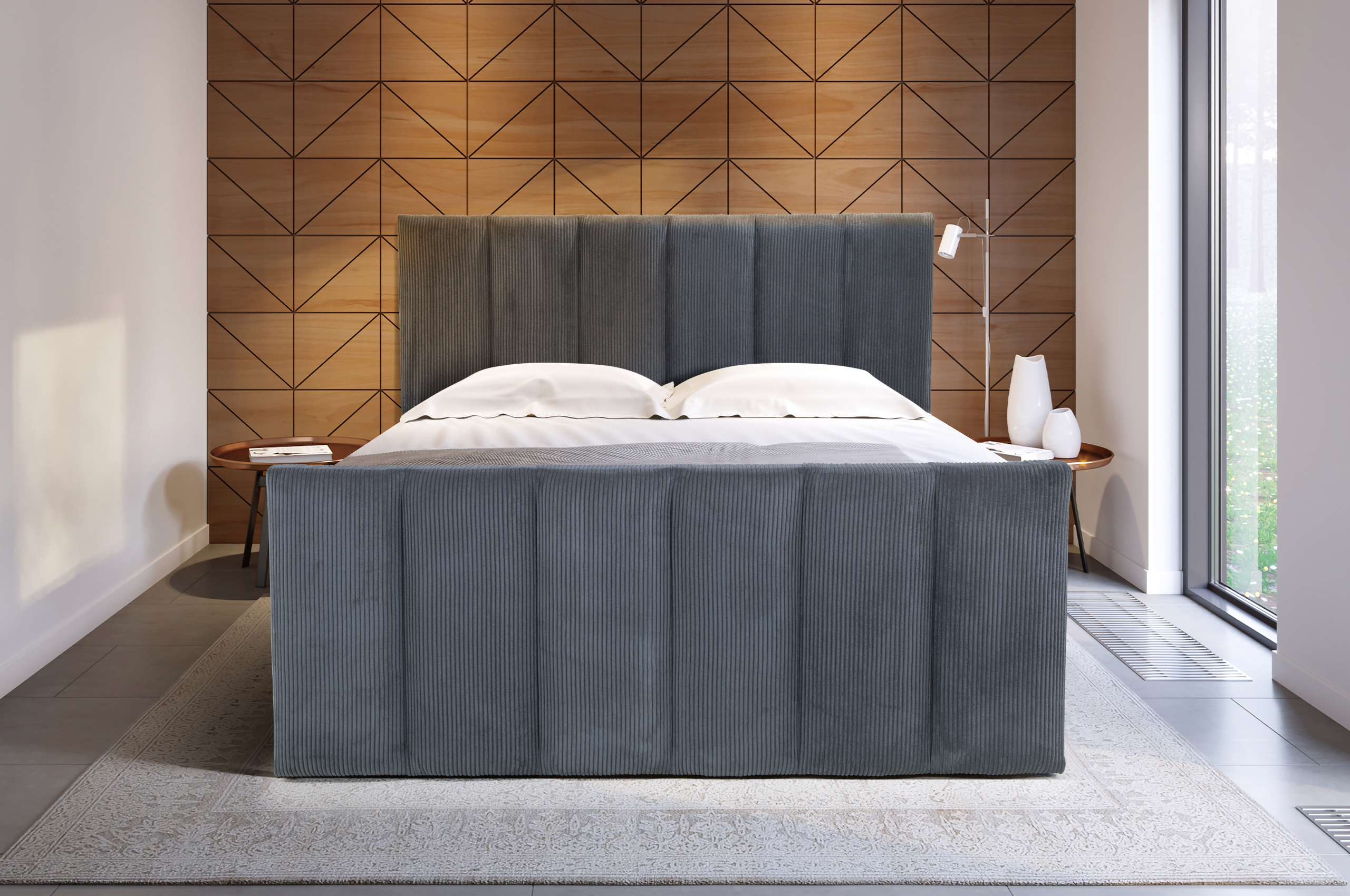 Boxspringbett Piano mit Bettkasten, Matratze Boxspringbett Piano mit Bettkasten, Matratze