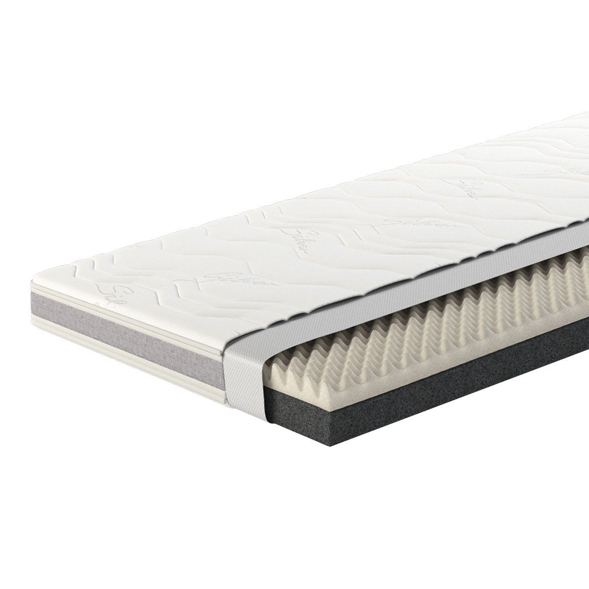 Topper Fresh MEMORY 11 cm - H3 - wendbar - sanfte Massagewirkung 