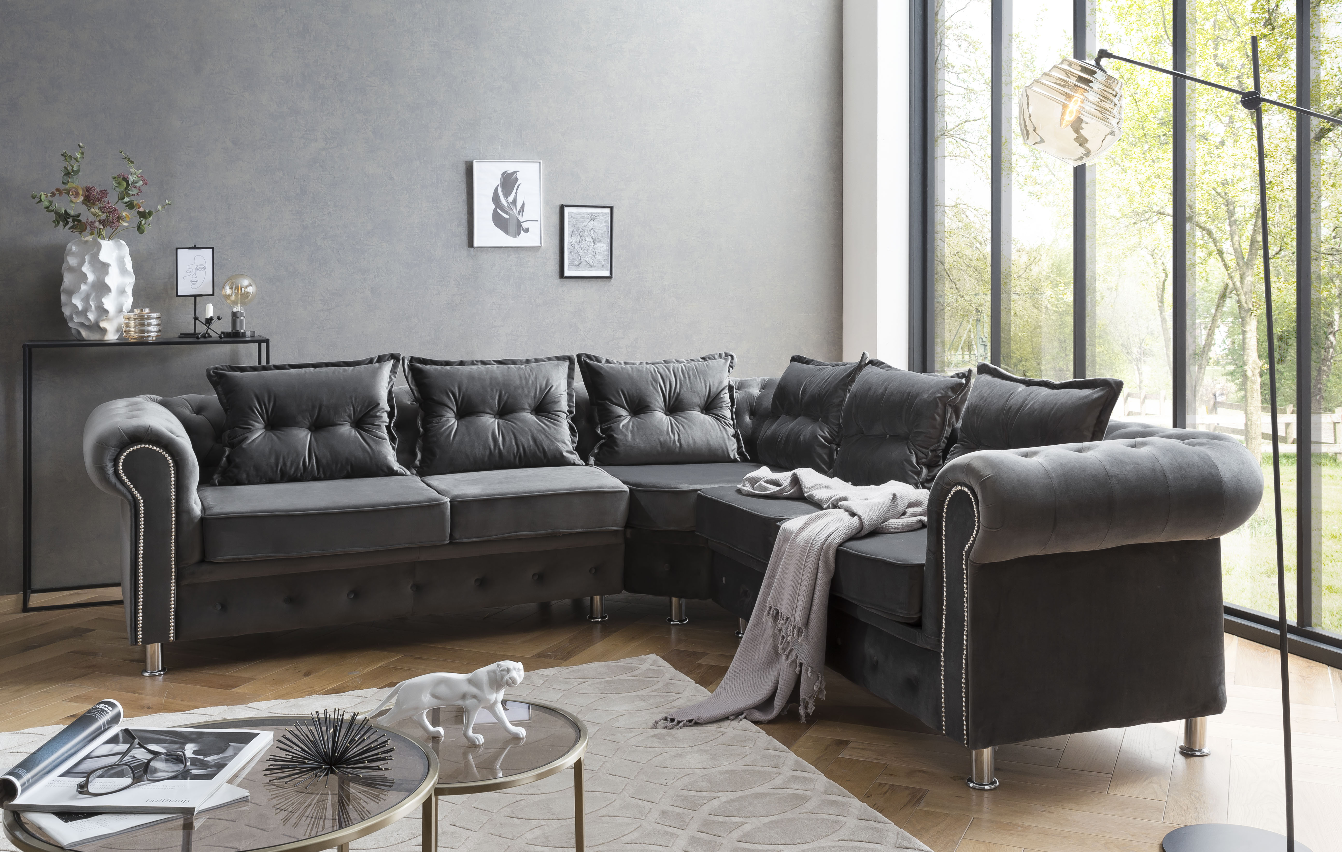 Ecksofa Santiago - Eleganz und Stil für Ihr Zuhause Ecksofa Santiago - Eleganz und Stil für Ihr Zuhause